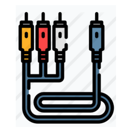 CABLE DE AUDIO Y  COAXIAL