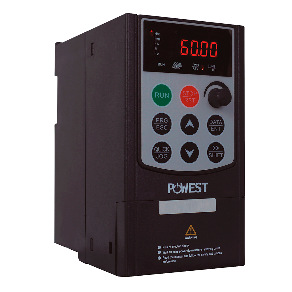 VARIADOR DE FRECUENCIA POWEST  3.7 KW (5 HP) - 220/240 VAC 3 PHASES