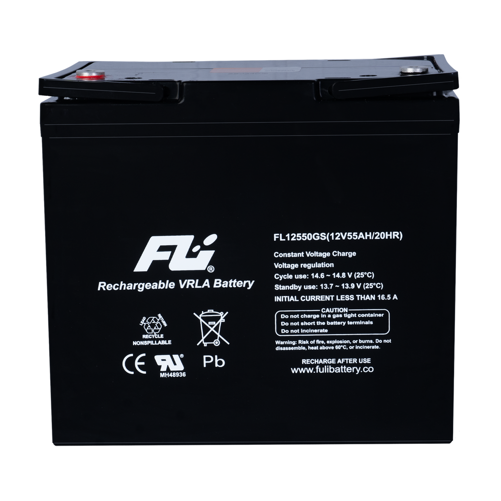 BATERIA SELLADA 12V 55AH REF. FL12550GS FULI BATTERY