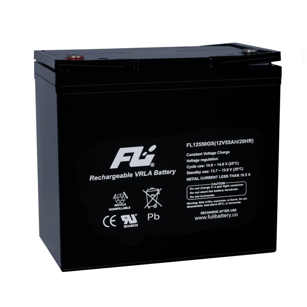 BATERIA SELLADA 12V 55AH REF. FL12550GS FULI BATTERY