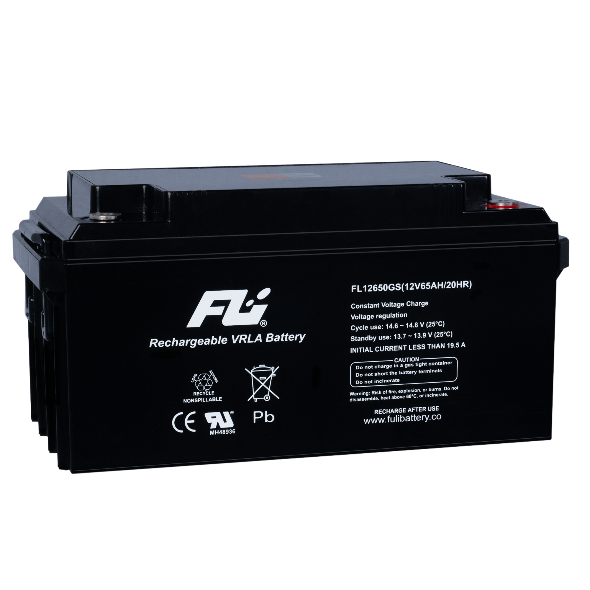 BATERIA SELLADA 12V-65AH REF. FL12650GS FULI BATTERY