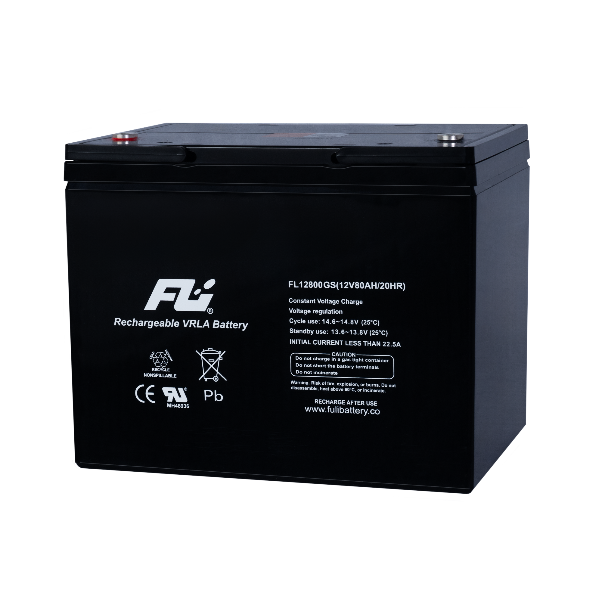 BATERIA SELLADA 12V-80AH REF. FL12800GS FULI BATERRY