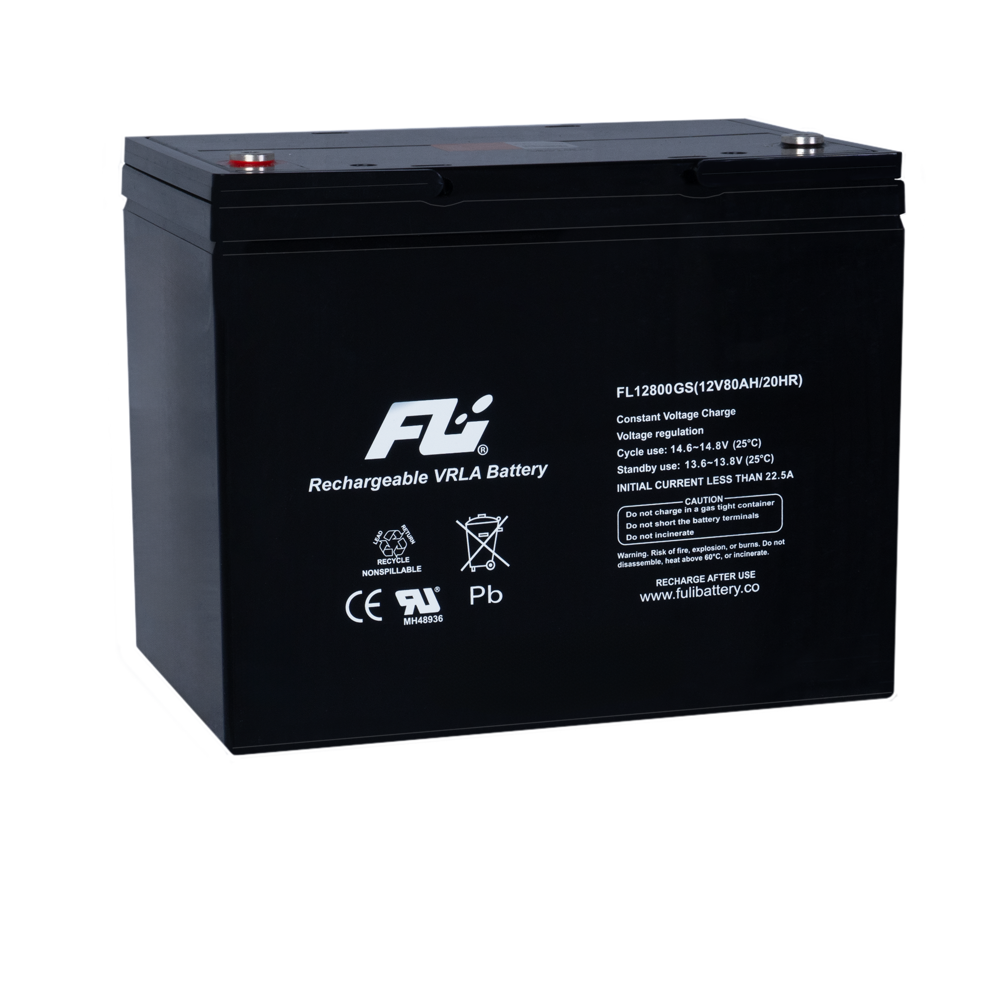 BATERIA SELLADA 12V-80AH REF. FL12800GS FULI BATERRY