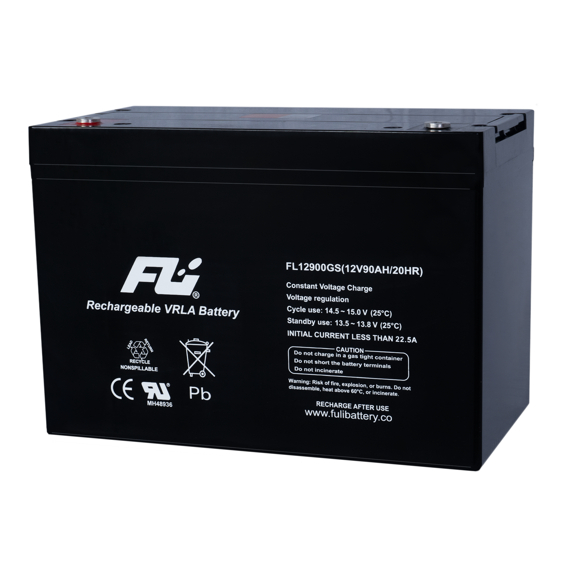 BATERIA SELLADA 12V-90AH REF. FL12900GS FULI BATTERY