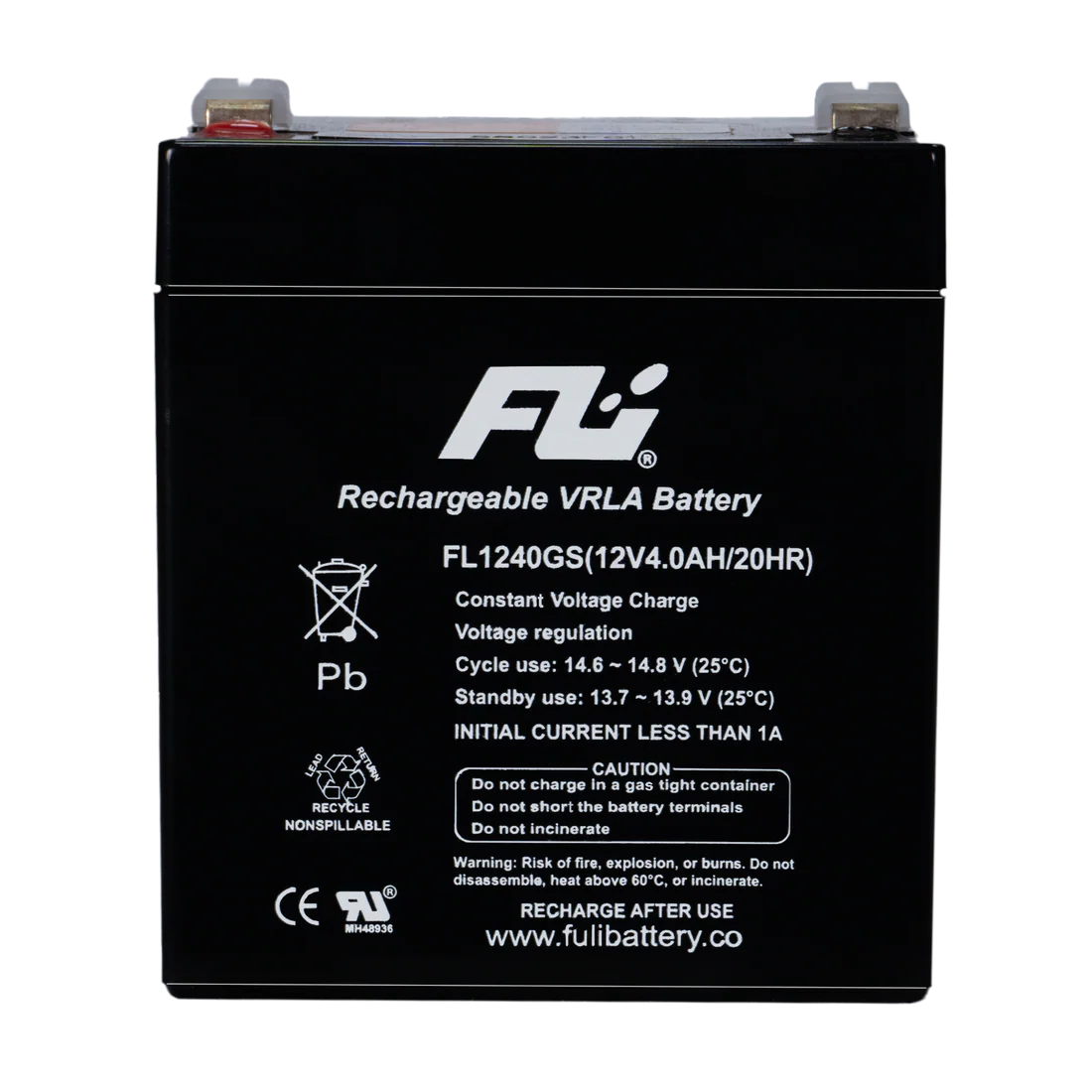 BATERIA SELLADA 12V-4AH REF. FL1240GS FULI BATTERY