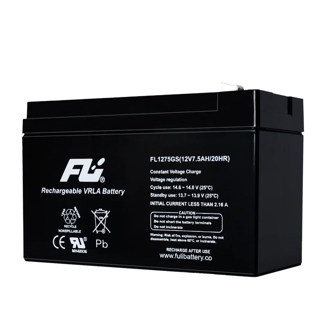 BATERIA SELLADA 12V 7.5AH REF.FL1275GS FULI BATTERY