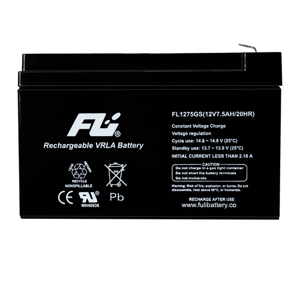 BATERIA SELLADA 12V 7.5AH REF.FL1275GS FULI BATTERY