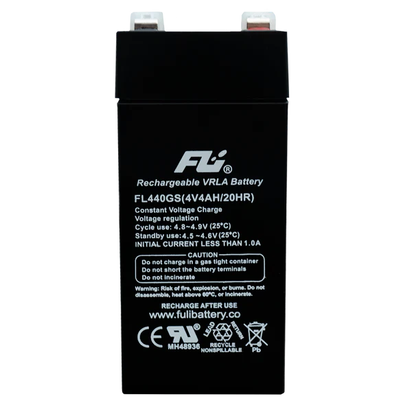 BATERIA SELLADA 4V-4AH REF. FL440GS FULI BATTERY