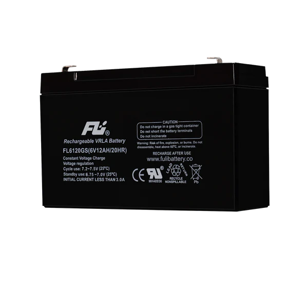 BATERIA SELLADA 6V-12AH REF. FL6120GS FULI BATTERY