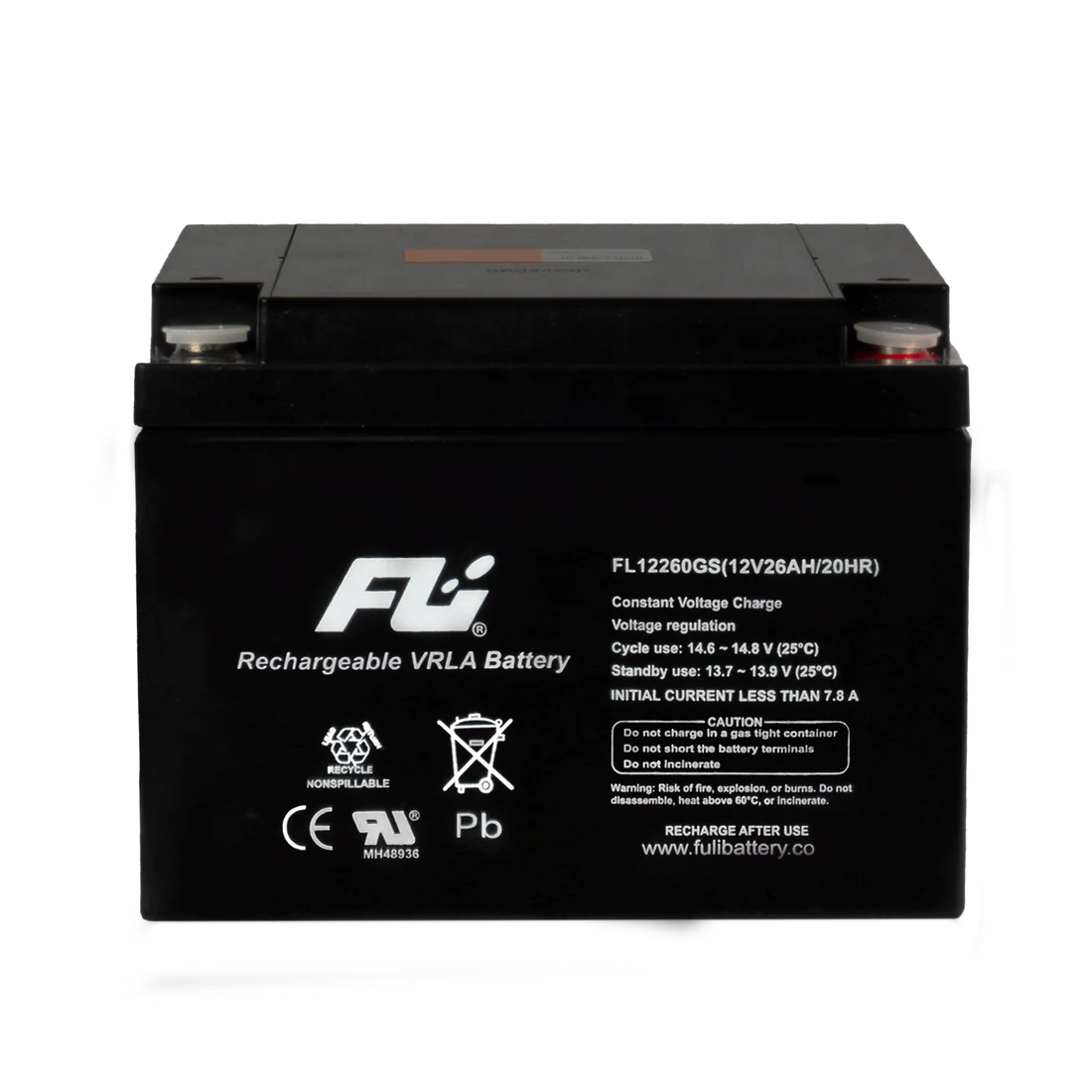 BATERIA SELLADA 12V-26AH REF. FL12260GS FULI BATTERY