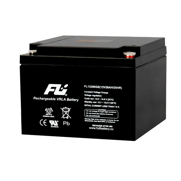 BATERIA SELLADA 12V-26AH REF. FL12260GS FULI BATTERY