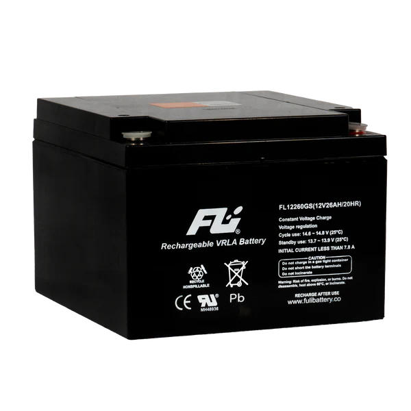 BATERIA SELLADA 12V-26AH REF. FL12260GS FULI BATTERY