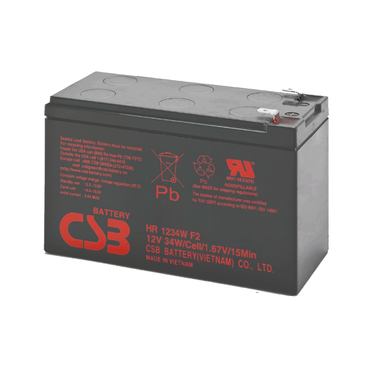 BATERIA CSB 12V9AH