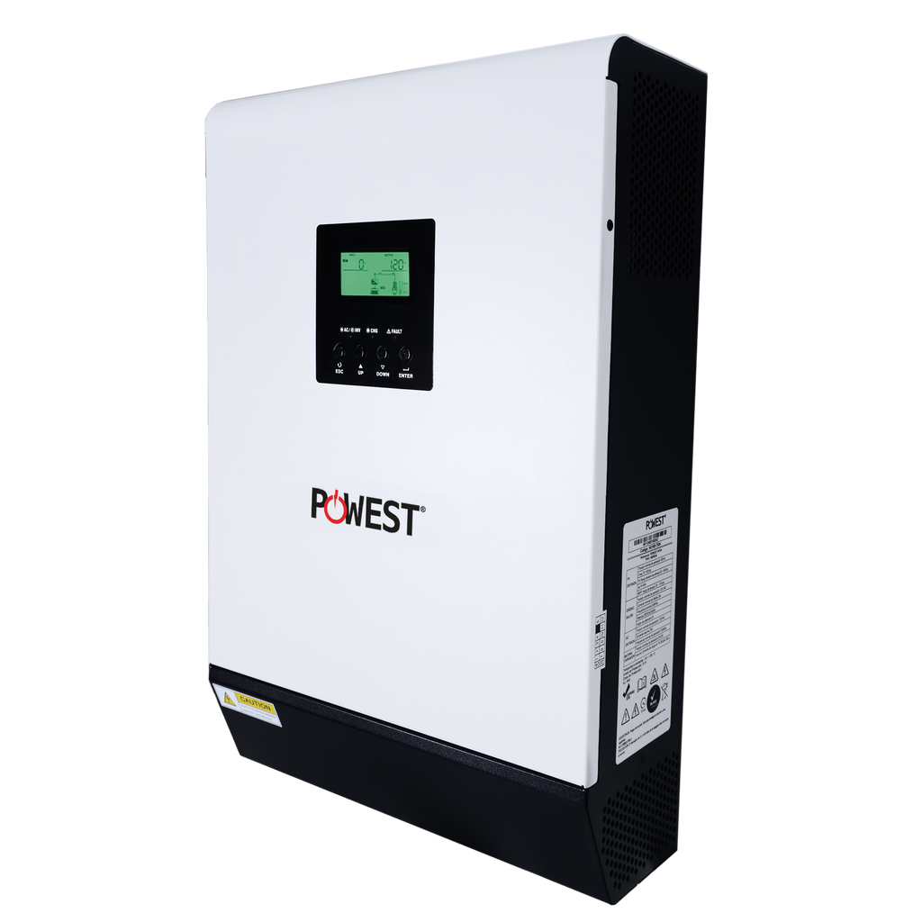 INVERSOR HIBRIDO SOLAR 3KVA 24V ON GRID POWEST