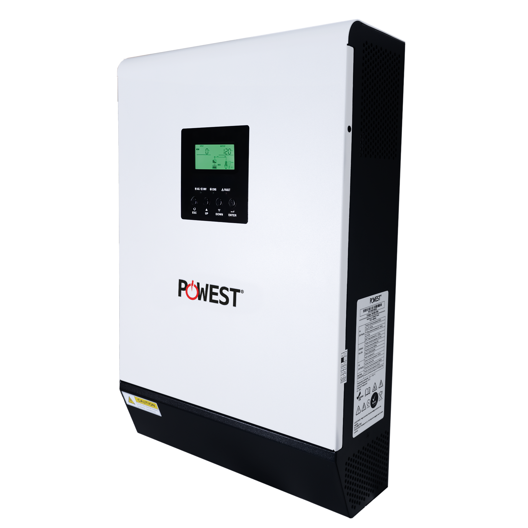 INVERSOR HIBRIDO SOLAR 3KVA 24V ON GRID POWEST