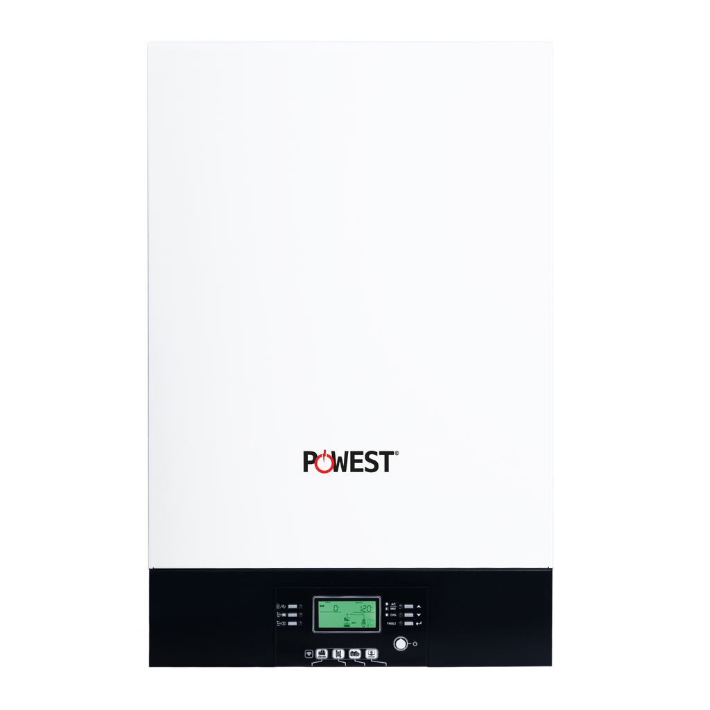 INVERSOR HIBRIDO SOLAR 6KVA 48V ON GRID POWEST