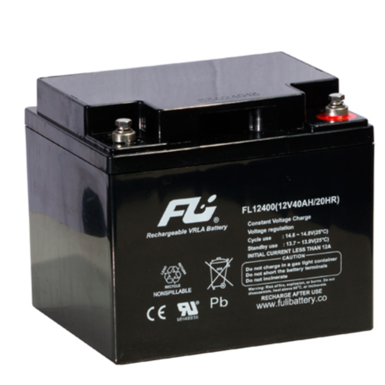 BATERIA SELLADA 12V-40AH REF. FL12400GS FULI BATTERY