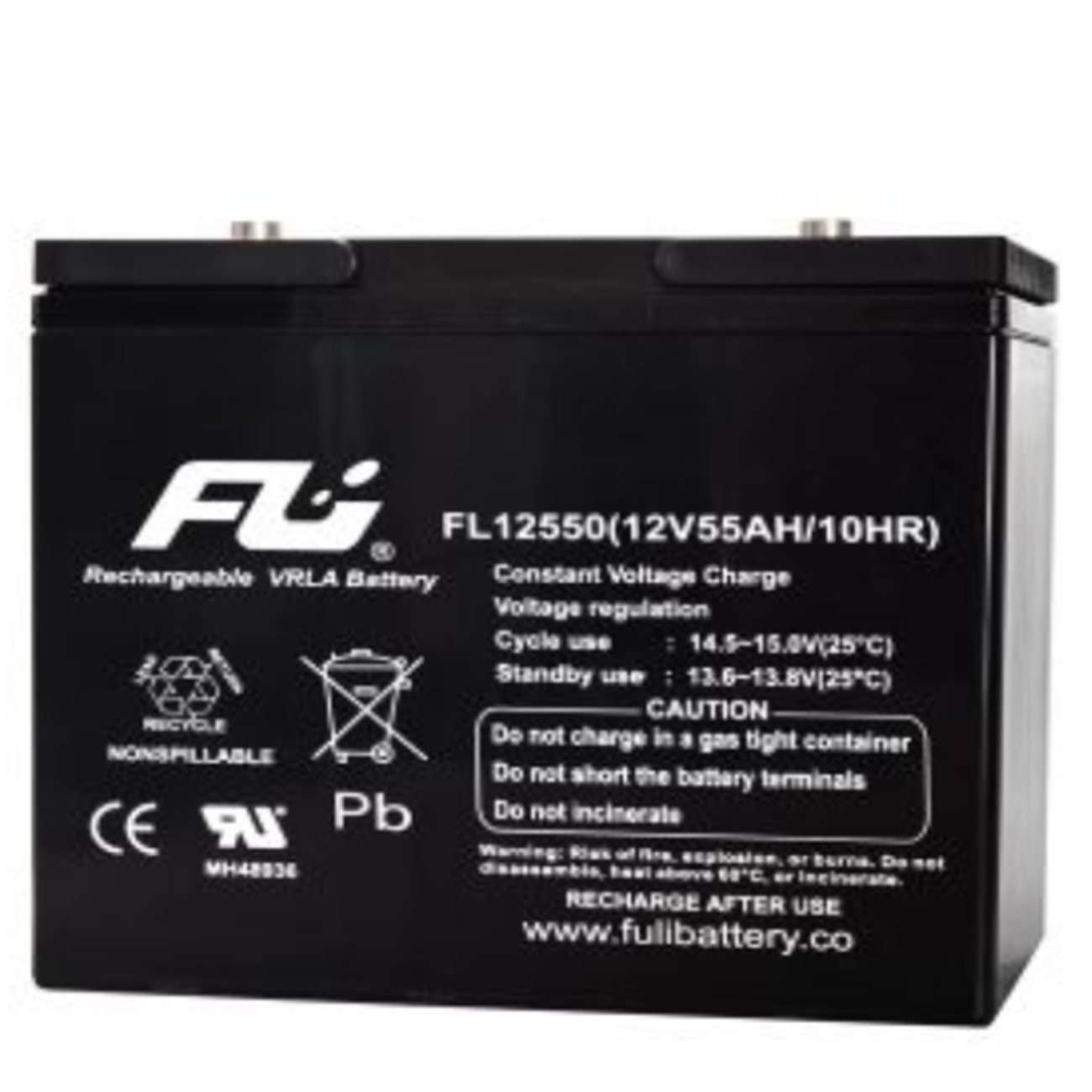 BATERIA SELLADA 12v 55AH REF. FL12550GS FULI BATTERY