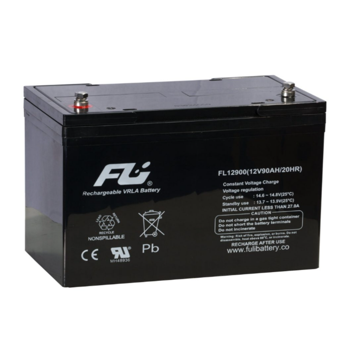 BATERIA SELLADA 12V-90AH REF. FL12900GS FULI BATTERY