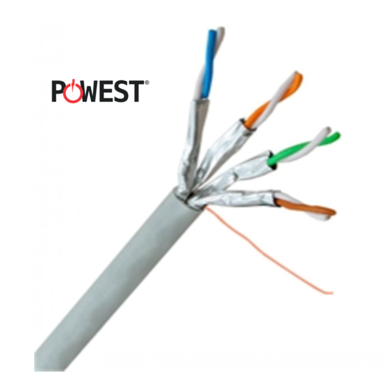 CABLE F/UTP POWEST CAT6A 305M 100% COBRE LZSH