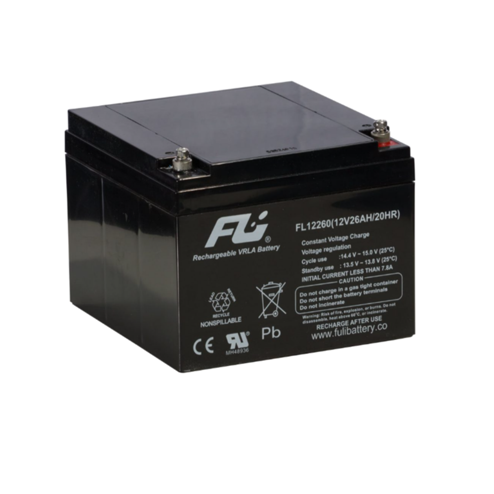 BATERIA SELLADA 12V-26AH REF. FL12260GS FULI BATTERY