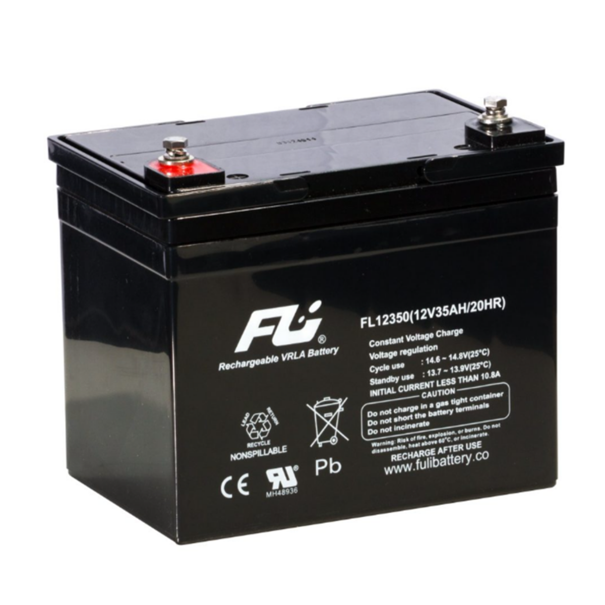 BATERIA SELLADA 12V-35AH REF. FL12350GS FULI BATTERY