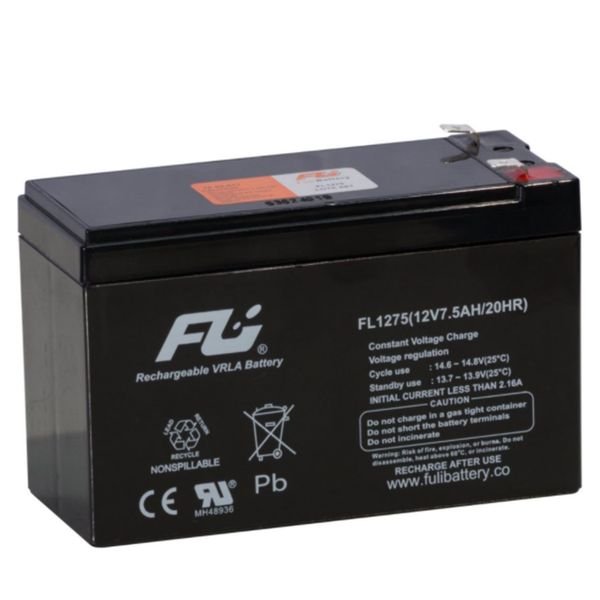 BATERIA SELLADA 12V 7.5AH REF.FL1275GS FULI BATTERY