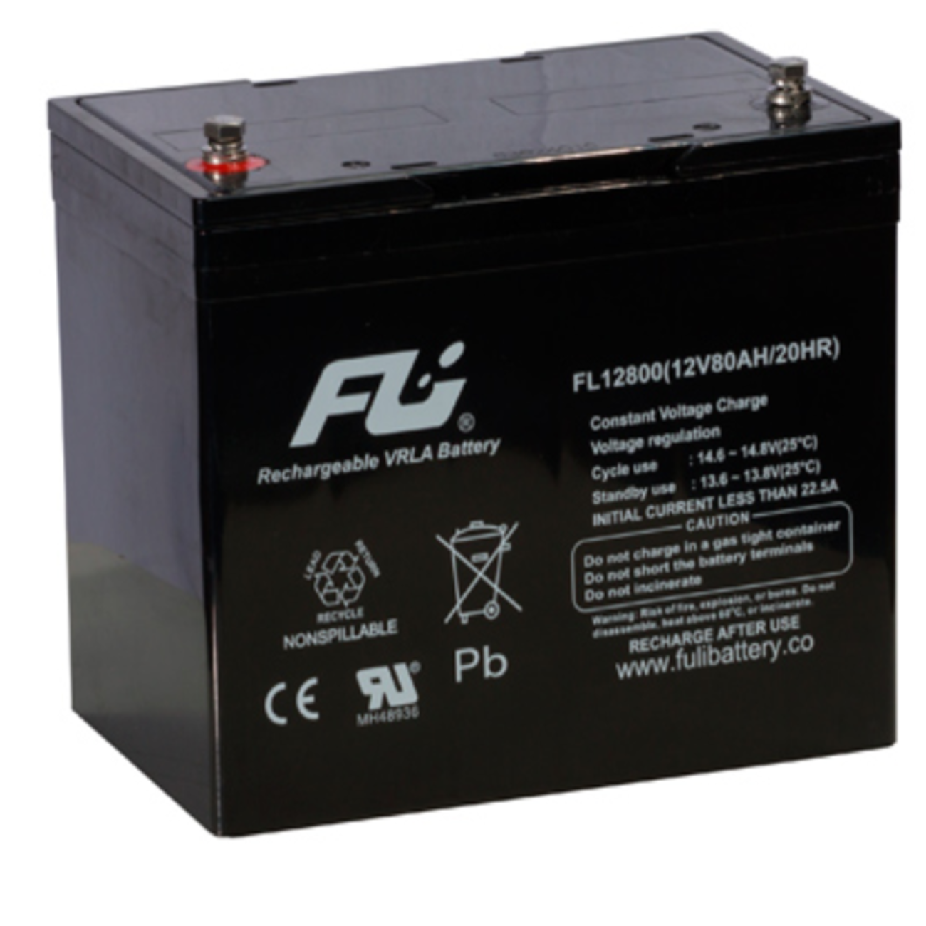 BATERIA SELLADA 12V-80AH REF. FL12800GS FULI BATERRY