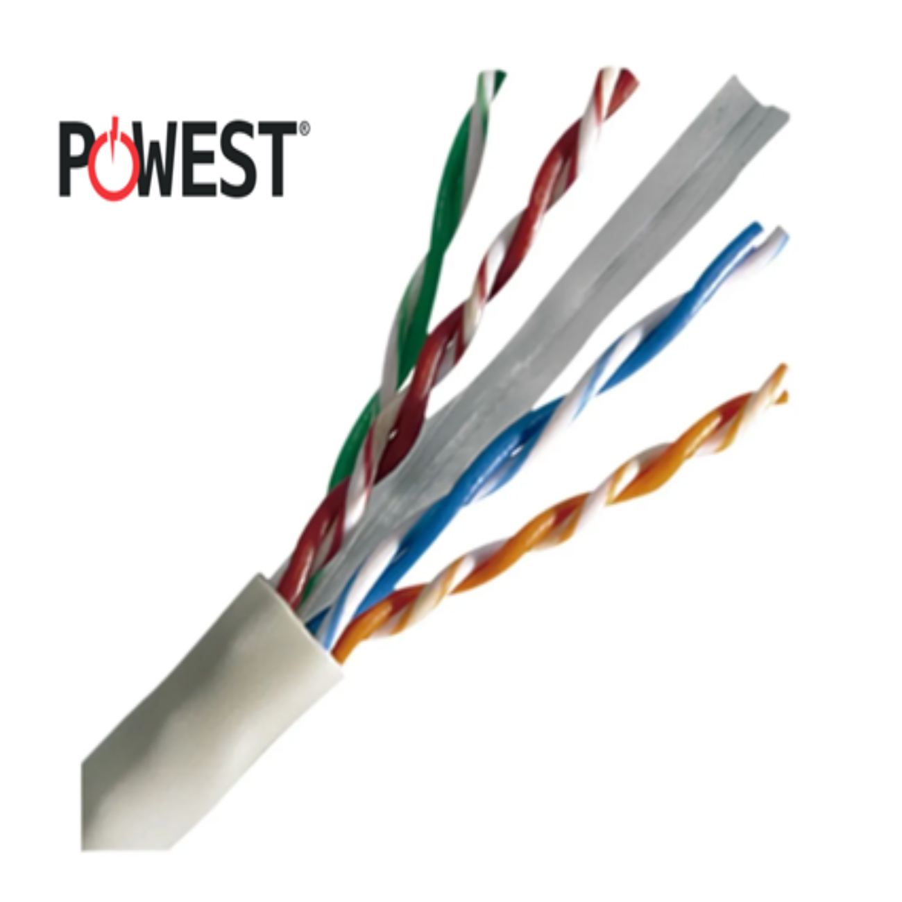 CABLE U/UTP POWEST CAT6 305M 100% COBRE INTERIOR